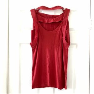 French Connection Sleeveless Tunic Red Size XS NWT